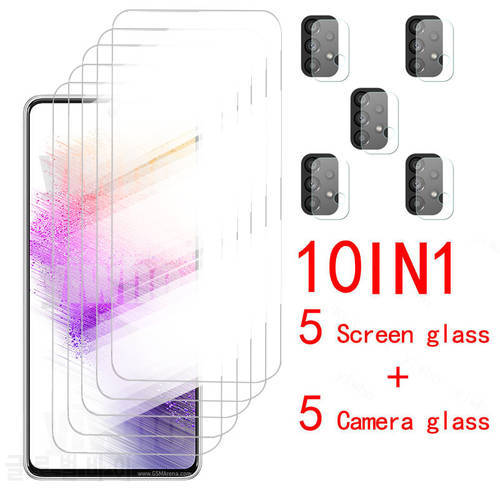 Tempered Glass For Samsung Galaxy A53 A73 A33 A23 A13 A12 A72 A52 A32 M33 F23 Screen Protector Lens Film For Samsung A53 Glass