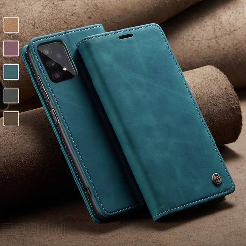 Case for Samsung Galaxy A53 A73 A33 5G A52S A13 4G A52 A72 A32 A42 A32 M32 A22 A12 5G S22 Ultra Magnet Flip Leather Wallet Cover