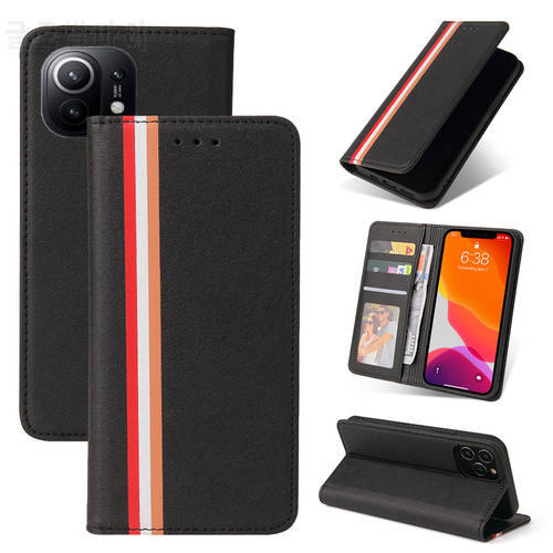 Couqe For Xiaomi Mi 11 Lite 10T Pro Cases Card Slot Leather Wallet Stand Holder Phone Case For POCO M3 Pro Shockproof Back Cover
