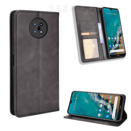 Premium PU Leather Case For Nokia G50 Magnet Flip Book Case Cover on For Nokia G50 TA-1358