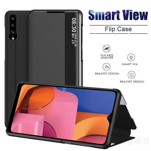 View Smart Flip Case for Samsung Galaxy J4 2018 J42018 SM-J400F/DS Cover Fundas Leather Magnetic Cases for Samsung J4 2018 Etui