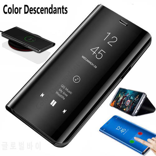 Smart Mirror Flip Case For Xiaomi Mi 9 SE 9T Mi 8 10 10T Lite Note 10 Pro Cover On Xiomi Mi A2 A3 Lite Mix 3 4 Poco X2 F2 X3 NFC