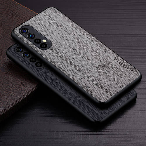 Case for Oppo Realme 7 Pro 5G 4G funda bamboo wood pattern Leather phone cover Luxury coque for oppo realme 7 pro case capa