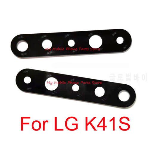 10 PCS Without Sticker For LG K41S Rear Camera Glass Lens For LG K41S Big Back Main Camera Lens Glass Cover Replacement Parts