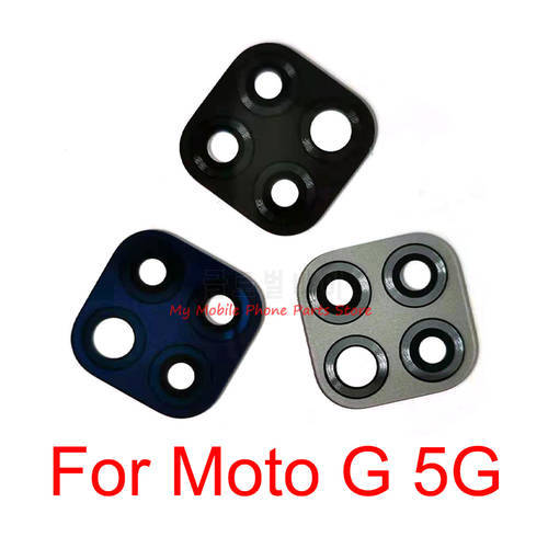 30 PCS Mobile Phone Rear Back Camera Lens Cover For Motorola Moto G 5G Back Main Big Camera Lens Glass Replacement Parts