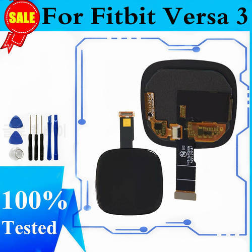 For Fitbit Versa 3 FB511 FB512 LCD Smartwatch Display Touch Screen Panel Replacement Parts