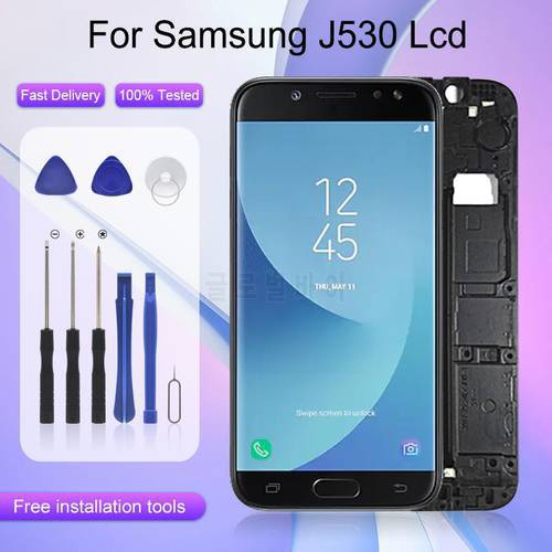 4.8inch OLED J5 2017 Display For Samsung Galaxy J530 Lcd Touch Screen Digitizer Assembly Free Shipping With Frame