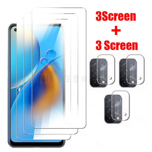 Camera lens Protective Glass For OPPO A74 4G Case Tempered Glass Screen Protector Film For A 74 OPPOA74 6.43