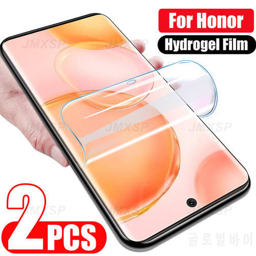 2Pcs Hydrogel Film For Huawei Honor 30 50 V30 Pro 30i 30S Screen Protector For Honor 50 X20 SE 10X Lite Honor X30 Max X30i Film