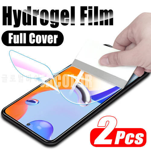 2PCS Soft Hidrogel Film For Xiaomi Redmi Note 11 Pro 11E 11S 11T 10 10S 9s Front Screen Redmy Note11 Note11s 11 s Gel Protector