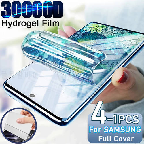 4-1PCS For Samsung Galaxy S22 Ultra S21 S20 Plus FE Screen Protector Note 20 10 9 S 10 9 Lite Plus S10E S20FE A52 S 5G S 22 Film