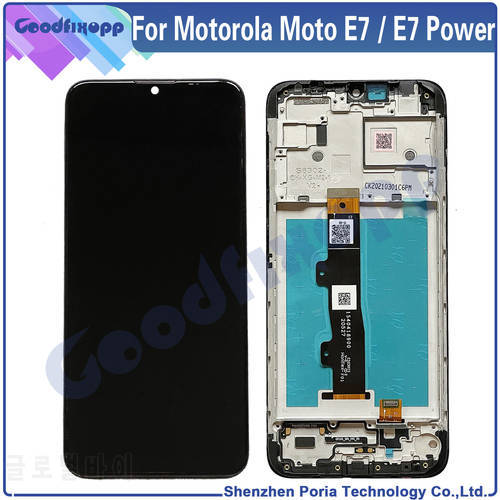 For Motorola Moto E7 E7Power LCD Display Touch Screen Digitizer Assembly For Motorola Moto E7 Power PAMH0001IN LCD Replacement
