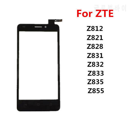 Touch Screen For ZTE Z831 Z832 Z833 Z835 Z812 Z821 Z828 Z855 Digitizer Sensor Front Panel LCD Display Out Glass Repair Parts