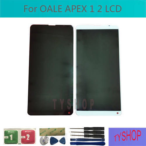 100% Tested For OALE APEX 1 LCD Display Touch Screen Digitizer For OALE APEX 2 Assembly Repair Parts With Tools