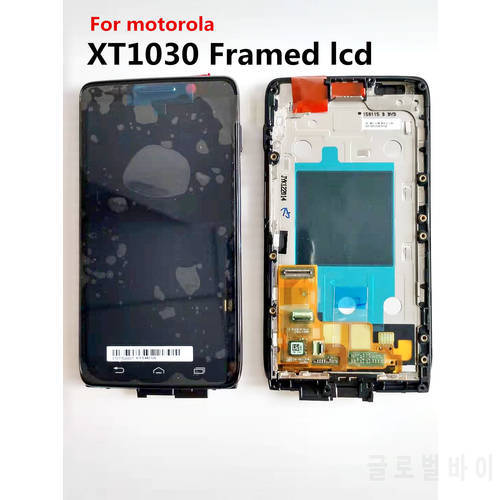 For Motorola MOTO XT1030 LCD Touch Screen Digitizer Sensor Panel and LCD Display Screen Monitor Module Assembly Replacement
