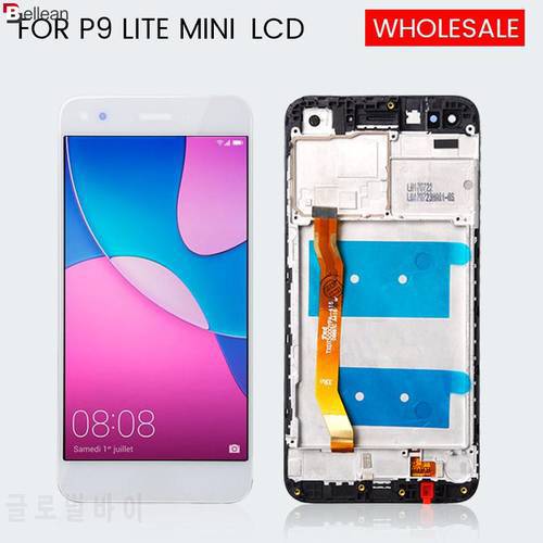 Hot Sale 5.0 Inch Y6 Pro 2017 Display For Huawei P9 Lite Mini LCD With Touch Screen Digitizer Assembly Replacement With Frame
