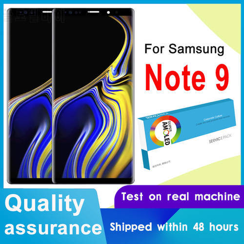 Original 6.4&39&39 Super AMOLED For Samsung Galaxy Note 9 Note9 N960 SM-N960F N9600 LCD Display + Touch Screen Digitizer Assembly
