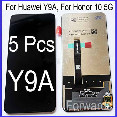 Wholesale 5 Pieces/Lot for Huawei Y9A LCD screen display with touch with frame assembly for Honor 10 5G