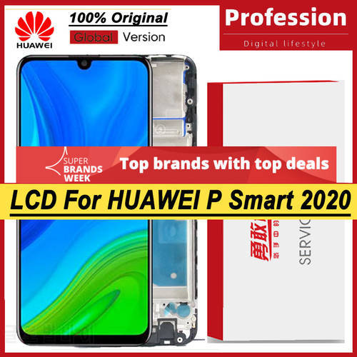 100% Tested 6.21&39&39 IPS Display Replacement For Huawei P Smart 2020 LCD Display Touch Screen Digitizer Assembly Repair Parts