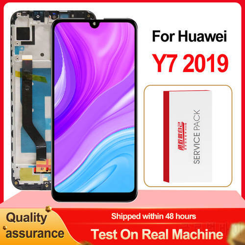 Tested 6.26&39&39 For Huawei Y7 2019 LCD DUB-LX3 DUB-L23 DUB-LX1 LCD Display Touch Screen Digitizer Assembly Y7 Prime 2019 IPS LCD