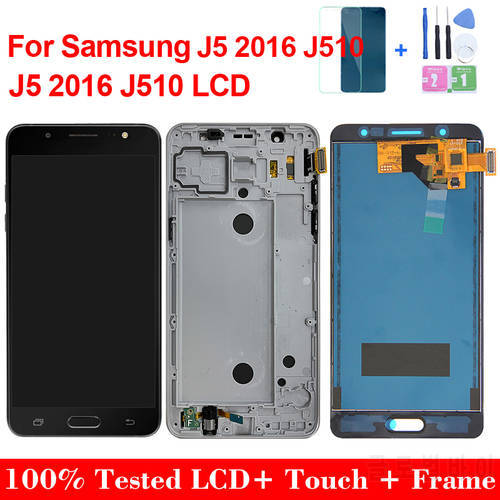 Original LCD For Samsung Galaxy J5 2016 J510 J510FN J510F J510G J510Y J510M Display Touch Screen Digitizer Assembly Replacement