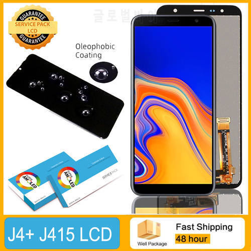 100% Original 6.0&39&39 LCD J6 Plus for Samsung Galaxy J4+ 2018 J4 Plus J415 Display Touch Screen Digitizer Assembly Repair Parts