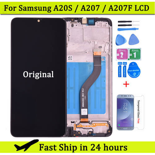 Original For Samsung galaxy A20S A207 lcd Digitizer Display With Touch Screen Digitizer Assembly A207F SM-A207M LCD