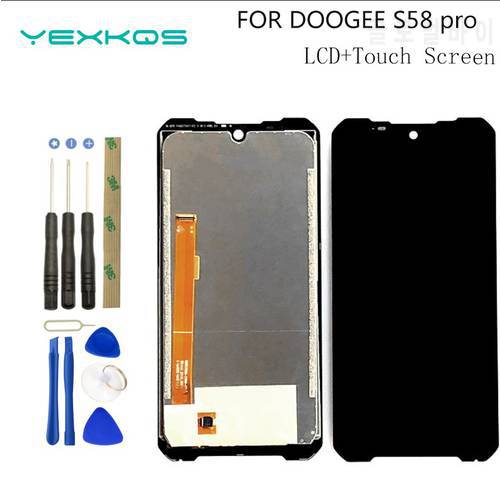 New For Doogee S58 Pro 5.7inch Cell Phone LCD Display + Touch Screen Digitizer Assembly Replacement Glass For DOOGEE S58 PRO