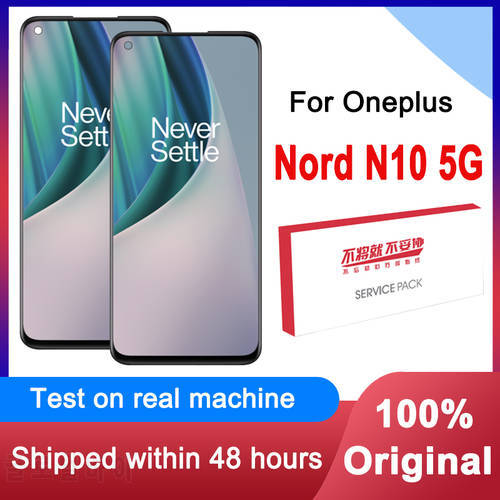 100% Tested 6.49&39&39 IPS LCD For OnePlus Nord N10 5G LCD Display Touch Screen Digitizer Assembly For OnePlus Nord N10 BE2029 Model