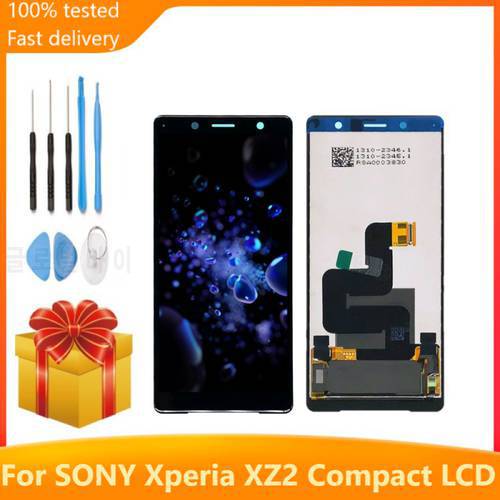 For SONY Xperia XZ2 Compact LCD Touch Screen Digitizer Assembly For Sony XZ2 Mini Display Replacement H8324 H8314 lcd