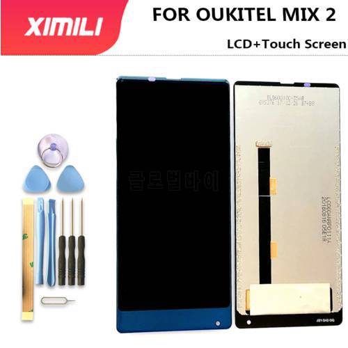 100% Original New 5.99 inch For Original Oukitel mix 2 LCD Display And Touch Screen Digitizer Assembly Replacement +Tools