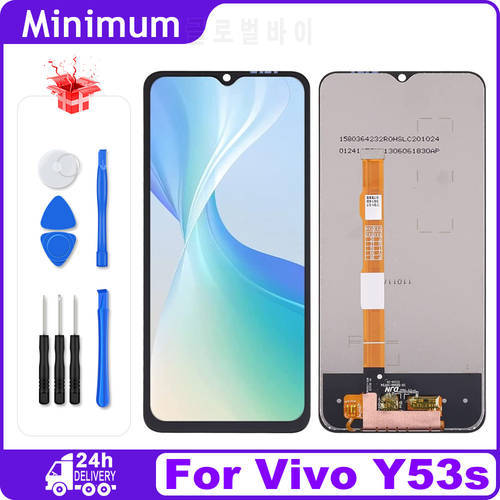 For Vivo Y53s V2111A V2058 4G 5G LCD Display Touch Screen Digitizer Assembly Replacement Parts + Tools