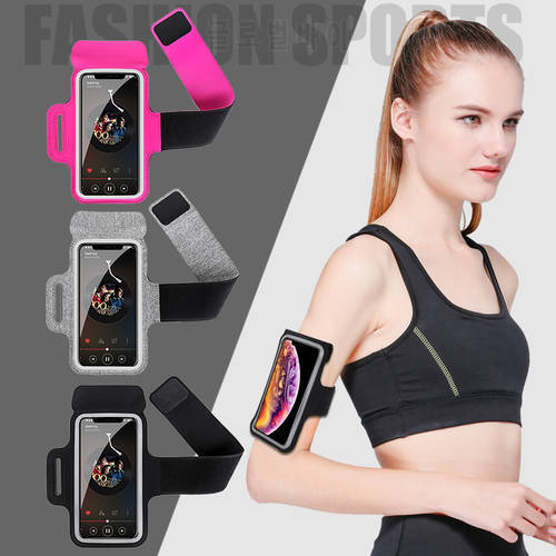 HSK3021 Sports Running Armband Bag For iPhone 13 12 11 Pro Max XR XS Max On Hand Phone Armbands Pouch For Samsung S22 S21 Plus