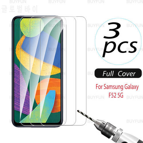 screen protector For Samsung F52 5G 6.6 inch 3pcs front tempered glass for samsung samsun F52 f 52 SM-E5260 ​Anti-scratch film