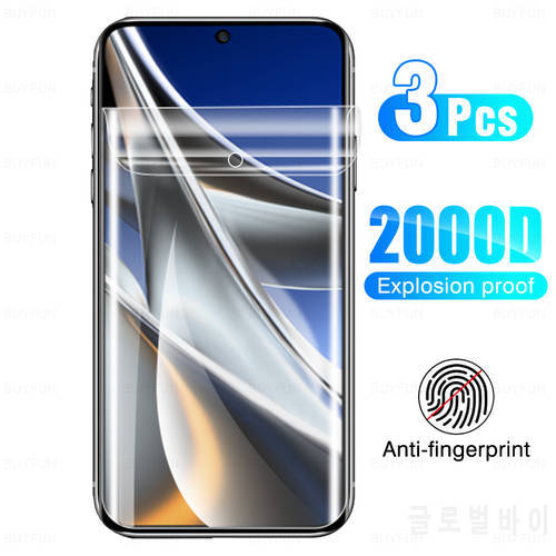 3pcs Hydrogel Frosted And Matte Film For Xiaomi Poco X4 Pro 5G 6.67