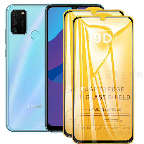 2pcs/lot honor9a Full Cover Tempered Glass for Huawei Honor 9A 9 A honor9 a 6.3 Screen Protector MOA-LX9N Safety Protective Film