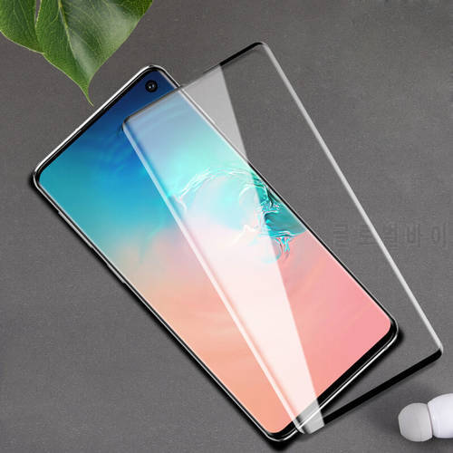 JGKK 3D Curved Edge Full Cover Tempered Glass for Samsung Galaxy S10 5G S10E Screen Protector for Galaxy S10 Plus Front Film