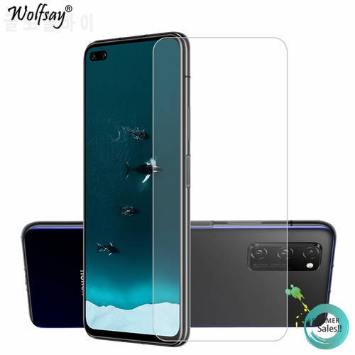 2PCS Glass For Honor V30 Pro Screen Protector Tempered Glass For Huawei Honor V30 Pro Glass Phone Film For Huawei Honor V30 Pro