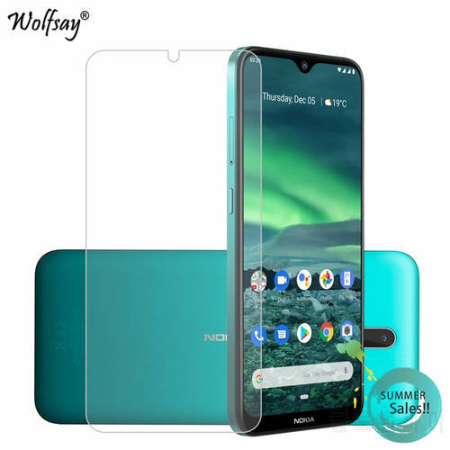 2PCS For Nokia 2.3 Glass For Nokia 2.2 4.2 6.2 7.2 2.3 Glass Screen Protector Tempered Glass Protective Phone Film For Nokia 2.3