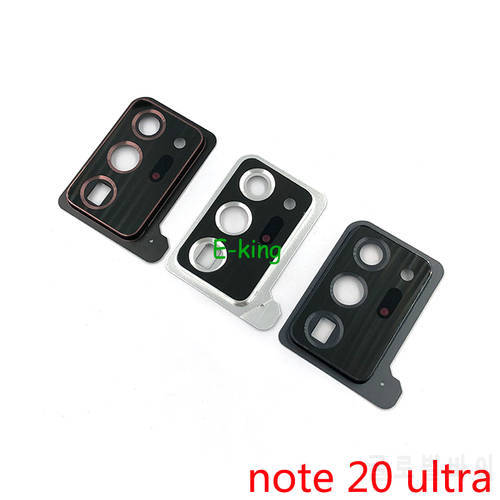 For Samsung Galaxy Note 20 Ultra Rear Camera Lens Glass Cover Frame Ring Holder Braket Assembly