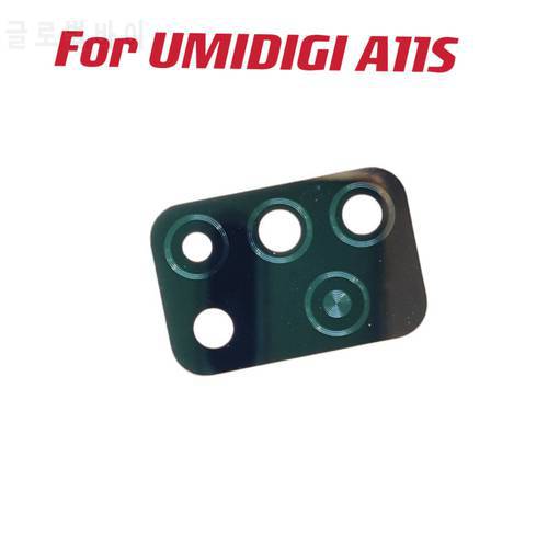 New Original For UMIDIGI A11S Cellphone Rear Back Camera Lens Glass Cover Spare Parts +Adheisive Tape