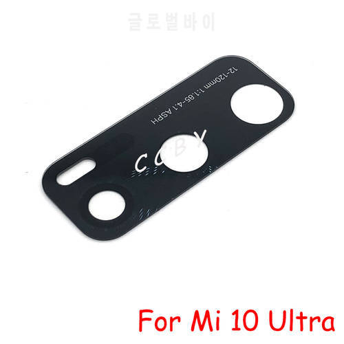 30pcs Camera Glass Lens For Xiaomi Mi 10 Ultra Rear Bcak Camera Glass Cover With Adhesive Sticker