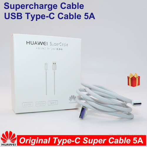 5A Original Supercharge USB 3.1 Type C Cable 5A Super Charging Data Cord for Huawei Mate 20 Pro P30 P30 pro Honor Magic 2 Nova 5