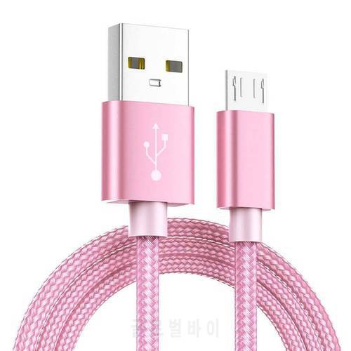1m 2m 3m Nylon Braided USB Data Charging Cable for iPhone 8 7 6 6S Plus X XS XR 11 12 13 Pro Max Samsung LG Xiaomi Redmi Honor