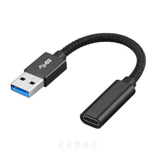 USB3.1 Type-C Female to USB3.0 Male Adapter Cable Single-Sided 10Gbps Gen2 Convoter For Macbook Oculus Quest Link PC Computer