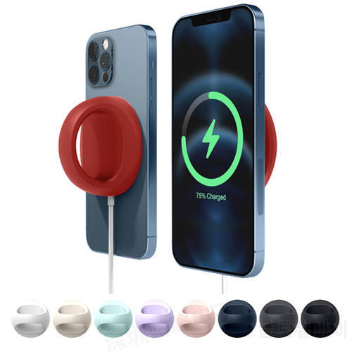 Wireless Charger Ring Stand Wireless Magnetic Charger Phone Ring Holder for iPhone 13/12 Pro Max Mini iPhone Phone Accessories