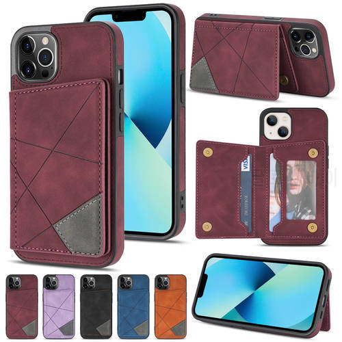 Wallet Side Card Flip Leather Case For iPhone 14 Pro Max 13 Pro Max 12 Pro Max 11 Pro Max SE 2022 2020 X XR XS Max 8 7 6 6S Plus