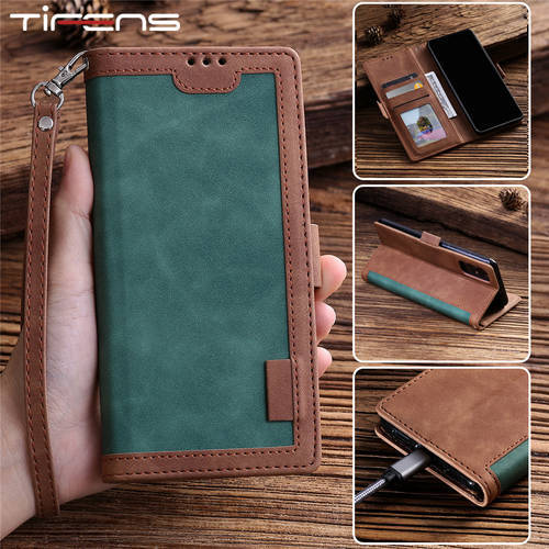 Leather Flip Wallet Phone Bags Case For Samsung Galaxy S22 Plus Ultra A53 A33 A13 Card Slots Shock Magnetic Business Cover Coque