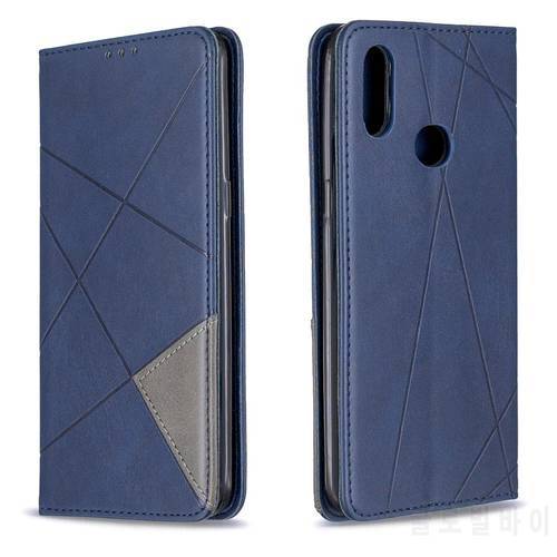 For Samsung Galaxy A70 50S 30S 20S 10S 20e 10e 50 40 30 20 10 A750 A7 J4 J6 Plus Prime Leather Grid Splice Flip Phone Case Cover