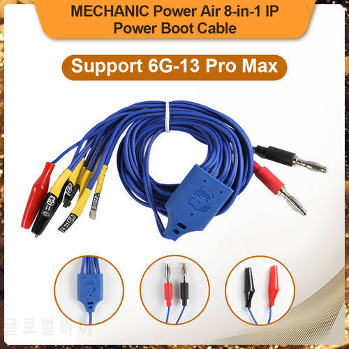 Mechanic Power Air Phone Current Test Cable DC Power Supply Motherboard Repair Boot On/Off Line IP PowerFor iPhone 6G-13 pro max